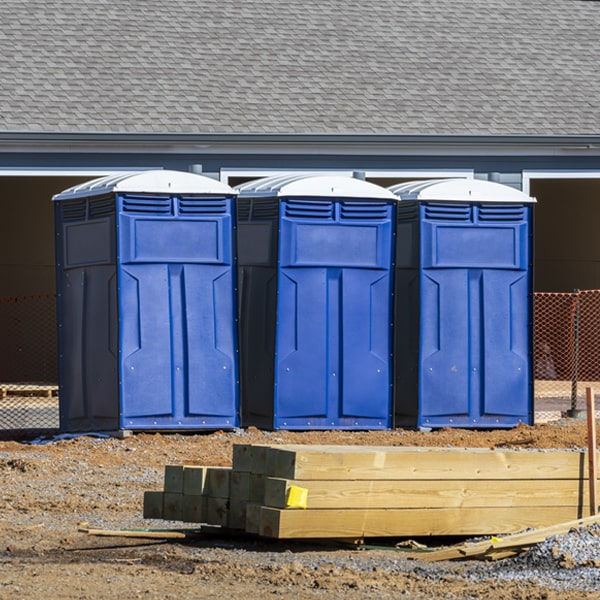 how do you ensure the porta potties are secure and safe from vandalism during an event in Attica